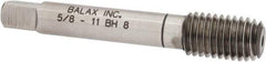 Balax - 5/8-11 UNC H8 Thread Limit Bottoming Thread Forming Tap - High Speed Steel, Bright Finish, 3-13/16" OAL, 1" Thread Length, Right Hand Thread, Series BXB - Benchmark Tooling