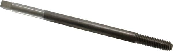 Balax - 5/16-18 UNC H6 Bright Finish High Speed Steel Thread Forming Extension Tap - Bottoming Chamfer, 6" OAL, 1-1/8" Thread Length, 3B Class of Fit, Series BXEXT - Exact Industrial Supply