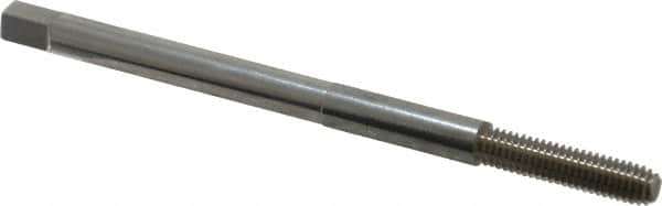 Balax - M6x1.00 Metric Coarse D9 Bright Finish High Speed Steel Thread Forming Extension Tap - Bottoming Chamfer, 4" OAL, 1" Thread Length, 6H Class of Fit - Exact Industrial Supply