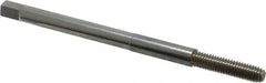 Balax - M6x1.00 Metric Coarse D9 Bright Finish High Speed Steel Thread Forming Extension Tap - Bottoming Chamfer, 4" OAL, 1" Thread Length, 6H Class of Fit - Exact Industrial Supply
