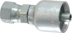 Parker - 1/4 Thread Hydraulic Hose Fitting - -4 Hose Size, 1/4" Hose Diam - Benchmark Tooling