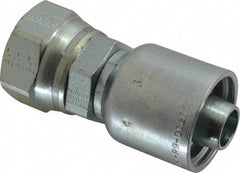 Parker - 1 Thread Hydraulic Hose Fitting - -12 Hose Size, 3/4" Hose Diam - Benchmark Tooling