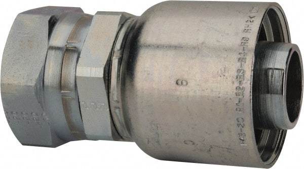 Parker - 1-1/4 Thread Hydraulic Hose Fitting - -20 Hose Size, 1 1/4" Hose Diam - Benchmark Tooling