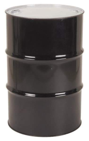 Made in USA - 20 Gallon Cylindrical Carbon Steel Tight Head Drum - 19-1/4" High x 18-1/4" Diam - Benchmark Tooling