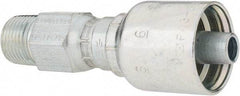 Parker - 3/8 Thread Hydraulic Hose Fitting - -6 Hose Size, 3/8" Hose Diam - Benchmark Tooling