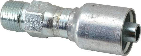 Parker - 1/2 Thread Hydraulic Hose Fitting - -8 Hose Size, 1/2" Hose Diam - Benchmark Tooling