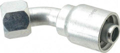 Parker - 3/4 Thread Hydraulic Hose Fitting - -12 Hose Size, 3/4" Hose Diam - Benchmark Tooling