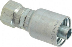 Parker - 1/2 Thread Hydraulic Hose Fitting - -8 Hose Size, 1/2" Hose Diam - Benchmark Tooling