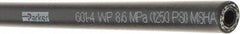 Parker - -4 Hose Size, 1/4" ID, 1,250 psi Work Pressure Hydraulic Hose - 3" Radius, Synthetic Rubber, -40°F to 257°F - Benchmark Tooling