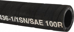 Parker - -20 Hose Size, 1-1/4" ID, 900 psi Work Pressure Hydraulic Hose - Synthetic Rubber, -40°F to 212°F - Benchmark Tooling