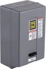 Square D - 120 Coil VAC at 60 Hz, 480 Coil VAC at 60 Hz, 45 Amp, NEMA Size 2, Nonreversible Enclosed Enclosure NEMA Motor Starter - 3 Phase hp: 10 at 200 VAC, 15 at 230 VAC, 25 at 460 VAC, 25 at 575 VAC, 1 Enclosure Rating - Benchmark Tooling