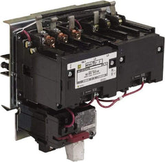 Square D - 110 Coil VAC at 50 Hz, 120 Coil VAC at 60 Hz, 45 Amp, NEMA Size 2, Reversible Open Enclosure NEMA Motor Starter - 3 Phase hp: 10 at 200 VAC, 15 at 230 VAC, 25 at 460 VAC, 25 at 575 VAC - Benchmark Tooling