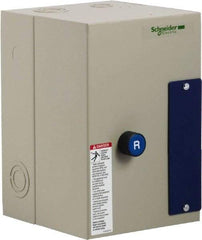 Schneider Electric - 3 Pole, 25 Amp, 120 Coil VAC, Nonreversible Enclosed IEC Motor Starter - 1 Phase Hp: 2 at 120 VAC, 3 at 240 VAC, 3 Phase Hp: 15 at 460 VAC, 20 at 575 VAC, 7.5 at 208 VAC, 7.5 at 230 VAC - Benchmark Tooling