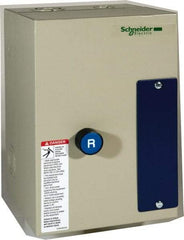 Schneider Electric - 9 Amp, 600 Coil VAC, Nonreversible Enclosed IEC Motor Starter - 1 Phase Hp: 0.3 at 120 VAC, 1 at 240 VAC, 3 Phase Hp: 2 at 208 VAC, 2 at 230 VAC, 5 at 460 VAC, 7.5 at 575 VAC - Benchmark Tooling