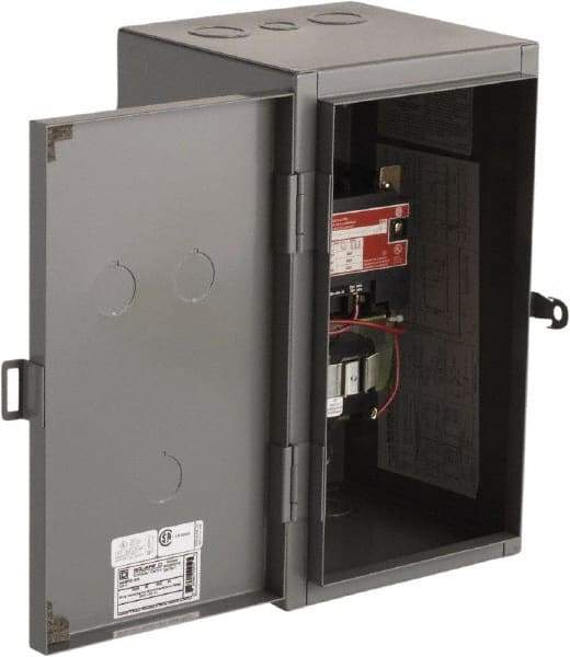Square D - 1 NEMA Rated, 2 Pole, Mechanically Held Lighting Contactor - 60 A (Tungsten), 110 VAC at 50 Hz, 120 VAC at 60 Hz - Benchmark Tooling