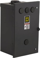 Square D - 3R NEMA Rated, 8 Pole, Electrically Held Lighting Contactor - 20 A (Tungsten), 30 A (Fluorescent), 277 VAC at 60 Hz, 8NO Contact Configuration - Benchmark Tooling