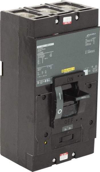 Square D - 300 Amp, 600 V, 3 Pole, Panel Mount Molded Case Circuit Breaker - Thermal Magnetic Trip, Multiple Breaking Capacity Ratings - Benchmark Tooling
