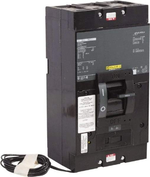 Square D - 300 Amp, 600 V, 3 Pole, Panel Mount Molded Case Circuit Breaker - Thermal Magnetic Trip, Multiple Breaking Capacity Ratings - Benchmark Tooling