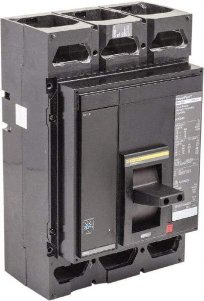 Square D - 400 Amp, 600 V, 3 Pole, Panel Mount Molded Case Circuit Breaker - Multiple Breaking Capacity Ratings - Benchmark Tooling