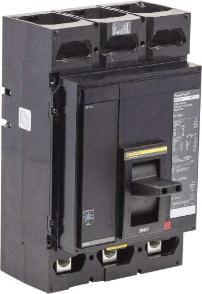 Square D - 400 Amp, 600 VAC, 3 Pole, Unit Mount Molded Case Circuit Breaker - Electronic Trip, 18 kA at 600 VAC Breaking Capacity, 3/0 (Aluminum), 3/0 (Copper) AWG, 8.05 Inch Deep x 12.86 Inch High x 8.27 Inch Wide - Benchmark Tooling