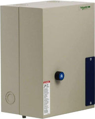 Schneider Electric - 3 Pole, 40 Amp, 120 Coil VAC, Nonreversible Enclosed IEC Motor Starter - 1 Phase Hp: 3 at 120 VAC, 5 at 240 VAC, 3 Phase Hp: 10 at 208 VAC, 10 at 230 VAC, 30 at 460 VAC, 30 at 575 VAC - Benchmark Tooling