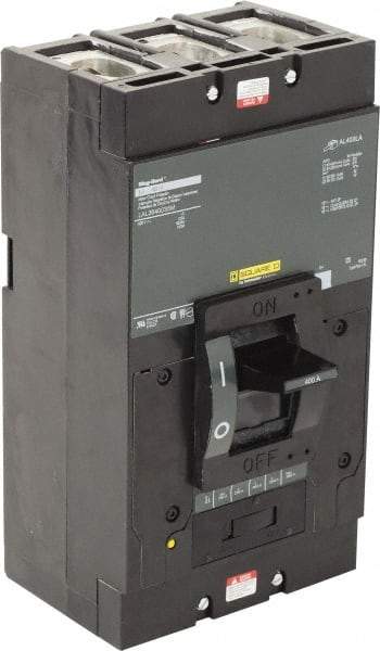 Square D - 400 Amp, 600 V, 3 Pole, Panel Mount Motor Circuit Breaker - Thermal Magnetic Trip, Multiple Breaking Capacity Ratings - Benchmark Tooling