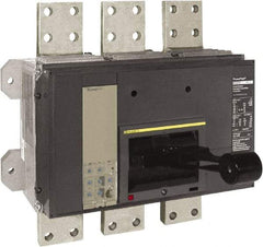 Square D - 2000 Amp, 600 VAC, 3 Pole, Panel Mount Molded Case Circuit Breaker - Electronic Trip, Multiple Breaking Capacity Ratings, 3/0 AWG - Benchmark Tooling