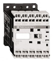 Schneider Electric - 2NC/2NO, 110 VAC at 50/60 Hz Control Relay - 17 V - Benchmark Tooling