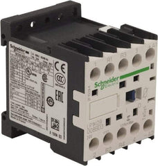 Schneider Electric - 4 Pole, 24 Coil VDC, 16 Amp at 690 VAC and 20 Amp at 440 VAC, Nonreversible IEC Contactor - BS 5424, CSA, IEC 60947, NF C 63-110, RoHS Compliant, UL Listed, VDE 0660 - Benchmark Tooling