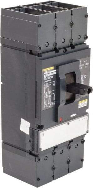 Square D - 600 Volt, 600 Amp, Automatic Molded Case Switch - 3 Pole, 100 at 480 VAC, 125 at 240 VAC, 50 at 600 VAC kA Interrupting Rating, Line/Load Lug Connection - Benchmark Tooling