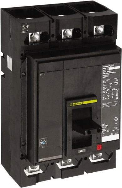 Square D - 800 Amp, 3 Pole, Panel Mount Molded Case Circuit Breaker - Electronic Trip, Multiple Breaking Capacity Ratings - Benchmark Tooling