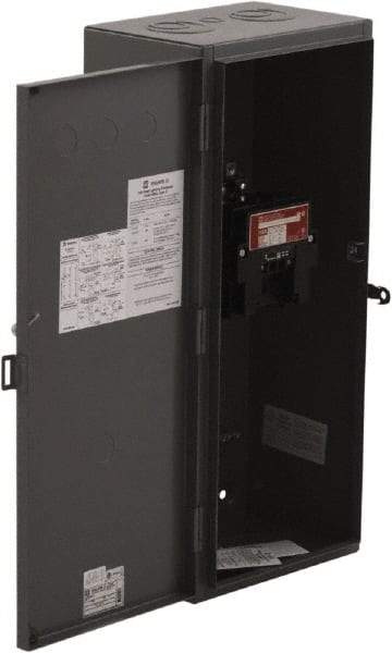 Square D - 1 NEMA Rated, 3 Pole, Electrically Held Lighting Contactor - 100 A (Tungsten), 110 VAC at 50 Hz, 120 VAC at 60 Hz - Benchmark Tooling