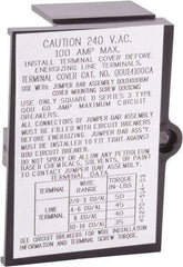Square D - Circuit Breaker Jumper Bar Cover - Use with QOU Circuit Breaker - Benchmark Tooling