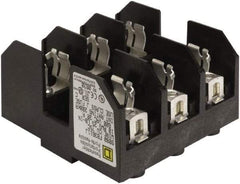 Square D - 3 Pole, 600 Volt, 30 Amp, DIN Rail Mount Fuse Holder - Compatible with J Class Fuse - Benchmark Tooling