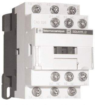 Schneider Electric - 2NC/3NO, 24 VAC at 50/60 Hz Control Relay - 17 V - Benchmark Tooling