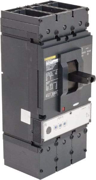 Square D - 400 Amp, 600 VAC, 3 Pole, Panel Mount Molded Case Circuit Breaker - Electronic Trip, 110mm Deep x 340mm High x 140mm Wide - Benchmark Tooling