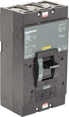 Square D - 400 Amp, 600 V, 3 Pole, Panel Mount Molded Case Circuit Breaker - Thermal Magnetic Trip, Multiple Breaking Capacity Ratings - Benchmark Tooling