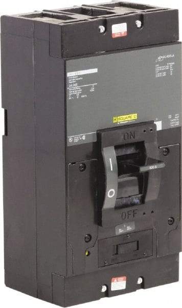 Square D - 400 Amp, 240 V, 2 Pole, Panel Mount Molded Case Circuit Breaker - Thermal Magnetic Trip, 25 kA at 240 VAC Breaking Capacity - Benchmark Tooling