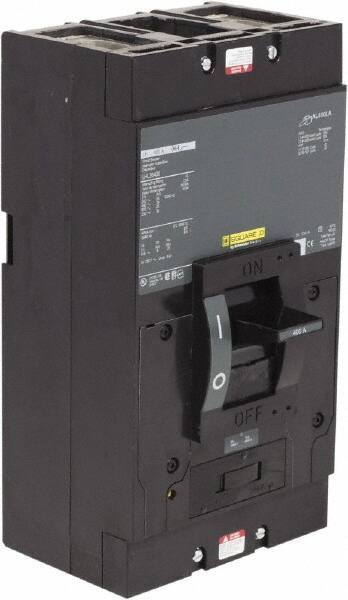 Square D - 400 Amp, 600 V, 2 Pole, Panel Mount Molded Case Circuit Breaker - Thermal Magnetic Trip, Multiple Breaking Capacity Ratings - Benchmark Tooling