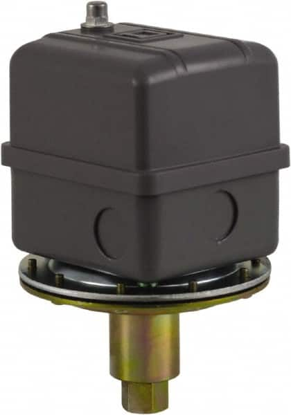 Square D - 1 NEMA Rated, DPST, 18 inHg to 23 inHg, Vacuum Switch Pressure and Level Switch - Adjustable Pressure, 480 VAC, Screw Terminal - Benchmark Tooling