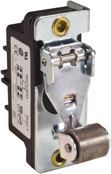 Square D - DPDT, 2NC/2NO, 600 Volt Screw Terminal, Roller Plunger Actuator, General Purpose Limit Switch - 1 NEMA Rating, IP20 IPR Rating, 1/2 Lb. Operating Force - Benchmark Tooling