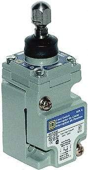 Square D - SPDT, NC/NO, 600 Volt Screw Terminal, Plunger Actuator, General Purpose Limit Switch - 1, 2, 4, 6, 12, 13, 6P NEMA Rating, IP67 IPR Rating - Benchmark Tooling