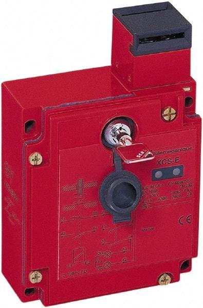 Telemecanique Sensors - 2NO/NC Configuration, 110/240 VAC, Multiple Amp Level, Metal Key Safety Limit Switch - 98mm Wide x 44mm Deep x 146mm High, IP67 Ingress Rating - Benchmark Tooling