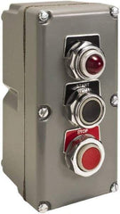 Schneider Electric - 1.18 Inch Mount Hole, Extended Straight, Pushbutton Switch - Weatherproof, Dust and Oil Resistant - Benchmark Tooling