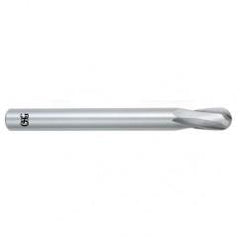3/16" Dia. - 4" OAL - Bright CBD - Ball End SE EM - 2 FL - Benchmark Tooling