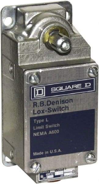 Square D - DPST, 2NO, Screw Terminal, Rotary Spring Return Actuator, General Purpose Limit Switch - 1, 2, 4, 12, 13 NEMA Rating, IP67 IPR Rating - Benchmark Tooling