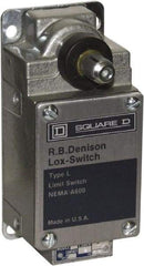 Square D - 3PDT, 2NO/NC, 600 Volt Screw Terminal, Rotary Spring Return Actuator, General Purpose Limit Switch - 1, 2, 4, 12, 13 NEMA Rating, IP67 IPR Rating - Benchmark Tooling