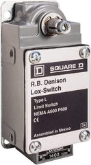 Square D - 3PDT, 2NC/NO, 600 Volt Screw Terminal, Rotary Spring Return Actuator, General Purpose Limit Switch - 1, 2, 4, 12, 13 NEMA Rating, IP67 IPR Rating - Benchmark Tooling