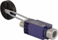 Telemecanique Sensors - NC/NO, 240 VAC, Screw Terminal, Roller Lever Actuator, General Purpose Limit Switch - 1, 2, 4, 6, 12, 13 NEMA Rating, IP66, IP67 IPR Rating - Benchmark Tooling