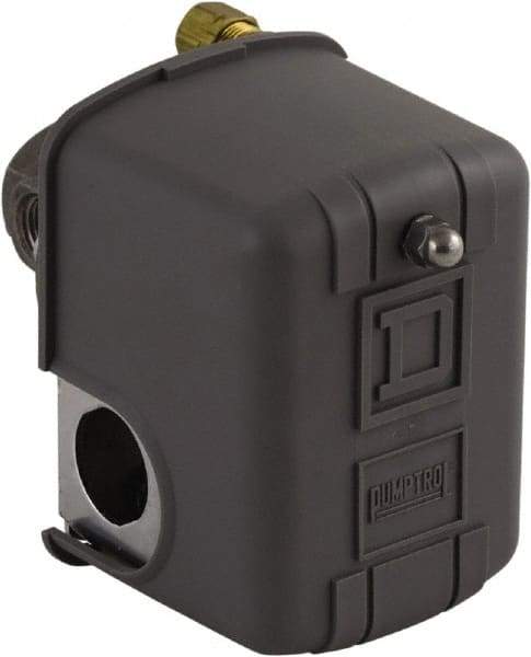 Square D - 1 and 3R NEMA Rated, 100 to 200 psi, Electromechanical Pressure and Level Switch - Fixed Pressure, 575 VAC, L1-T1, L2-T2 Terminal, For Use with Square D Pumptrol - Benchmark Tooling